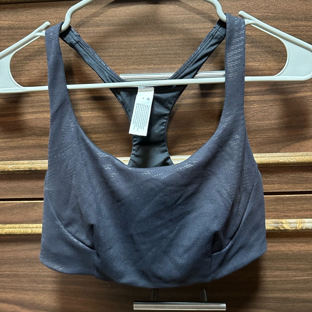 Lululemon Wunder Train Bra Foil Medium Support, C/D Cup Size 10